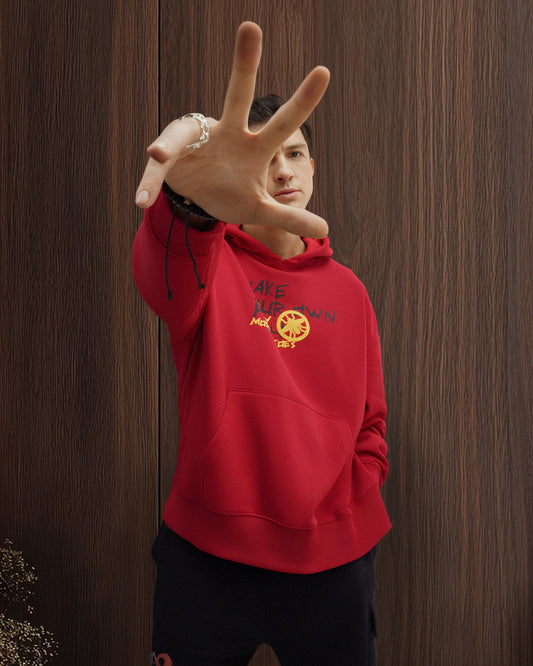 David Hoodie Red