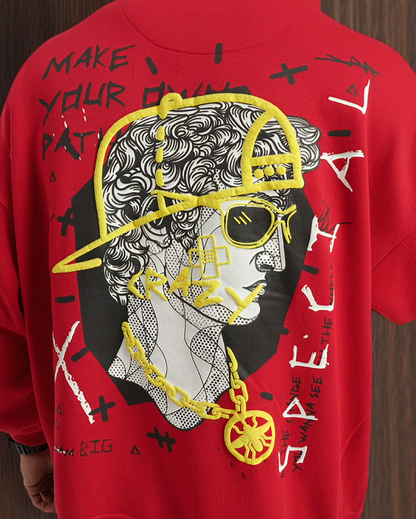David Hoodie Red