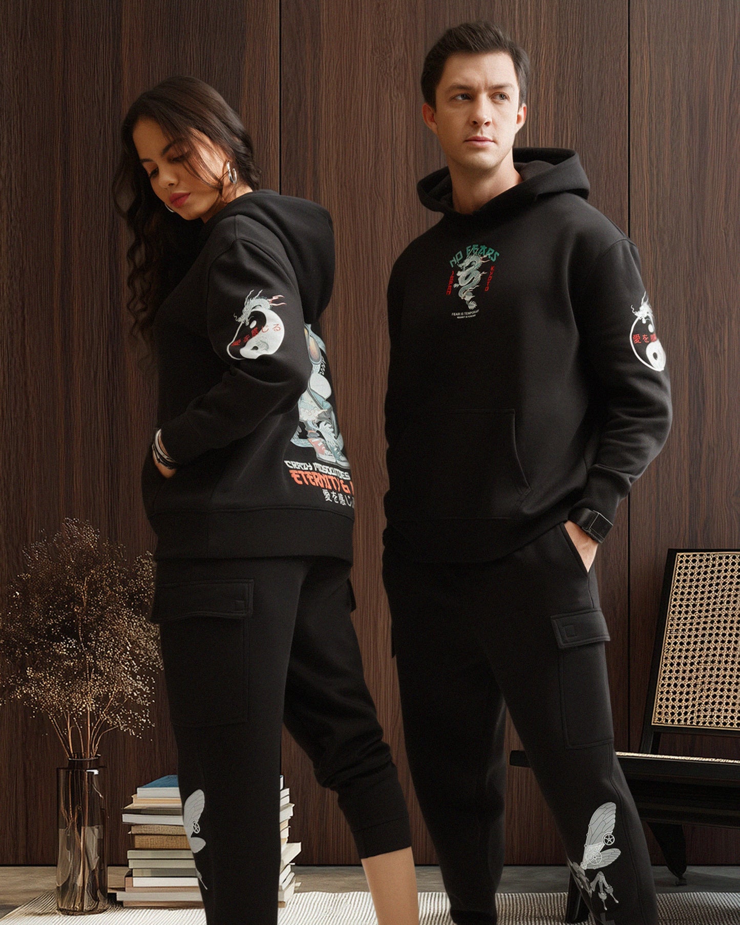 Dragon Hoodie Black