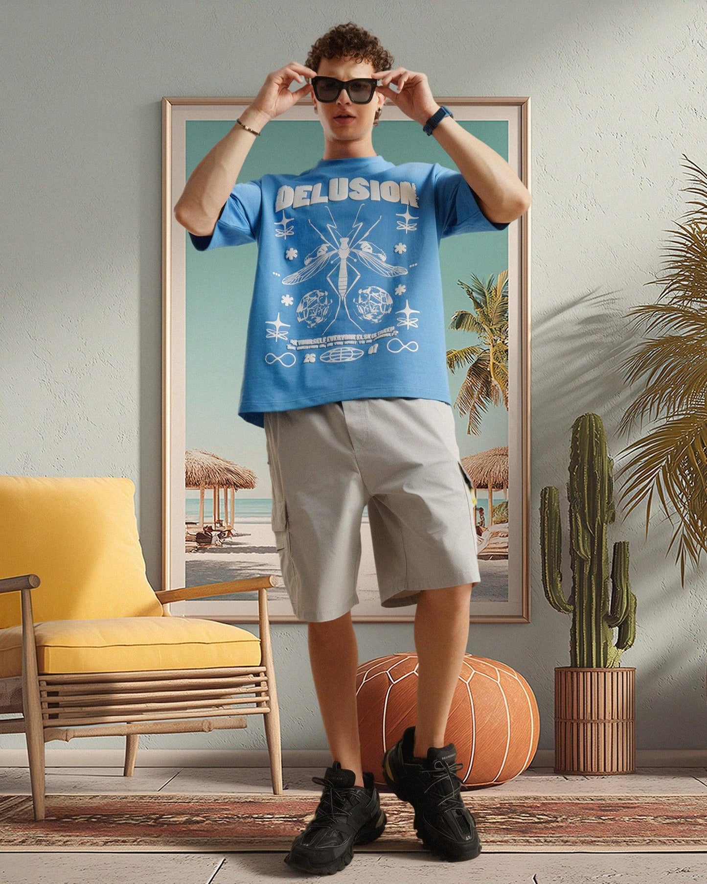 Delusion Tee Sky