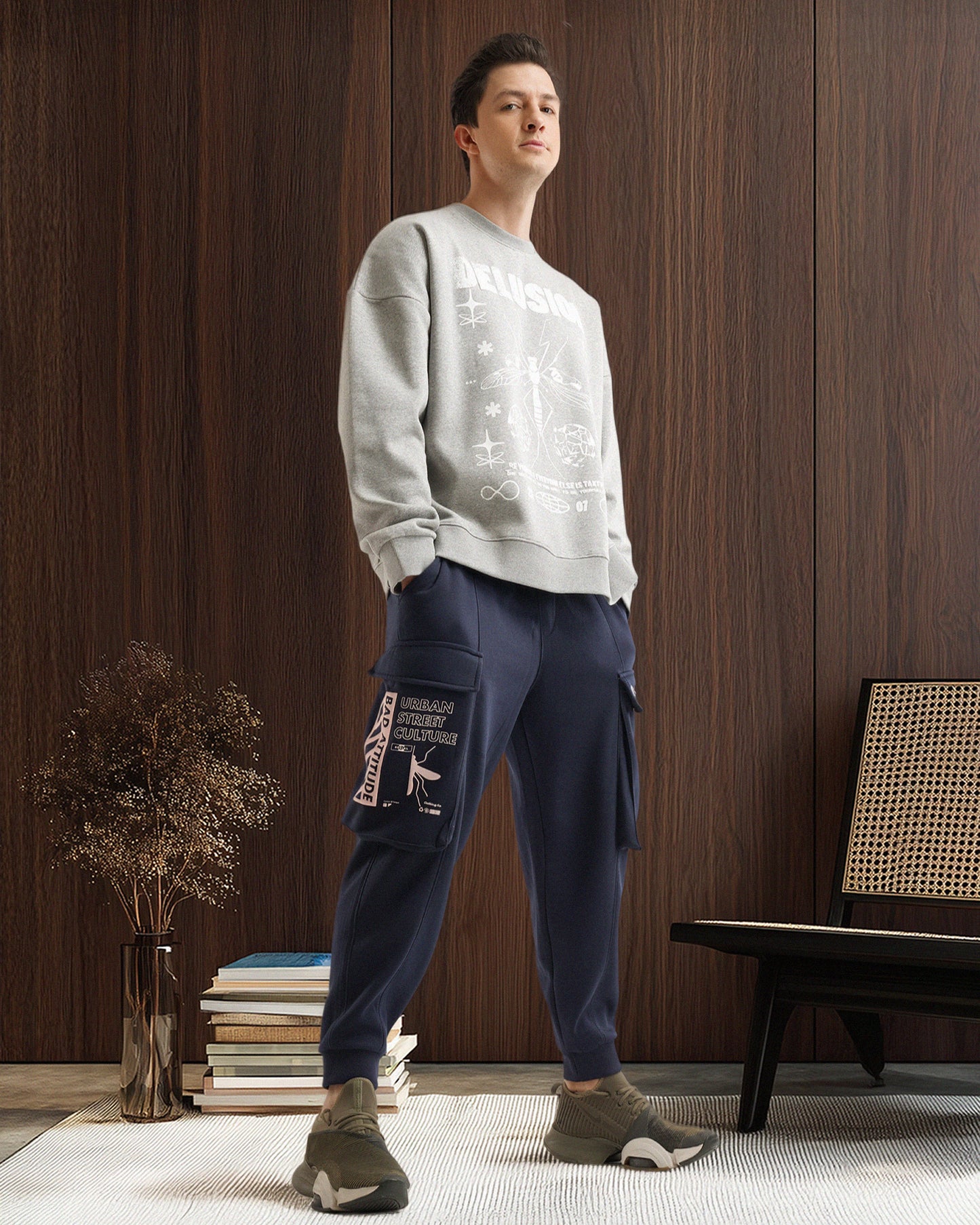 Delusion Sweat Grey Melange