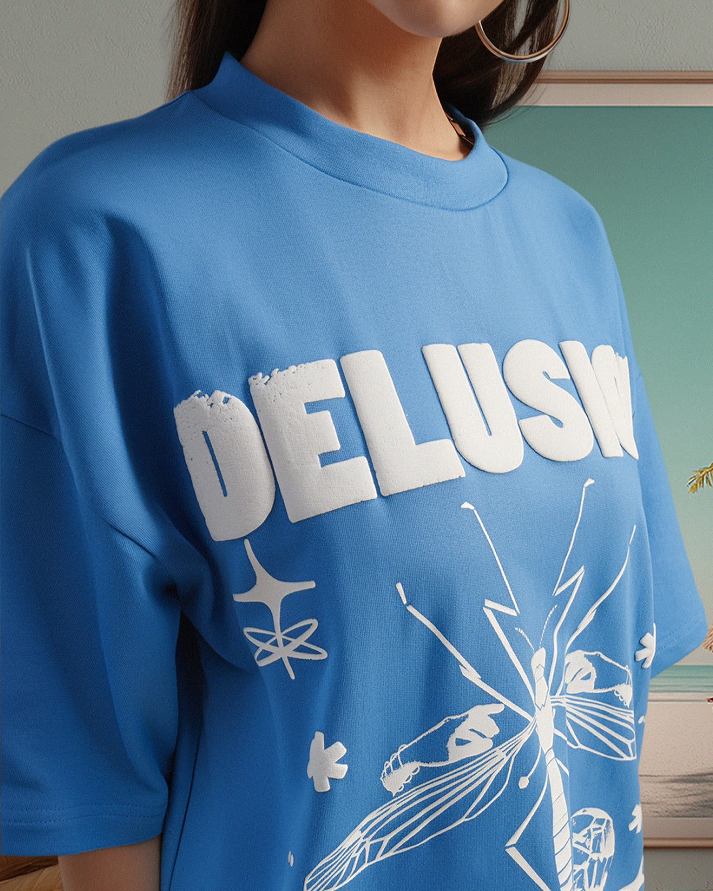 Delusion Tee - Sky