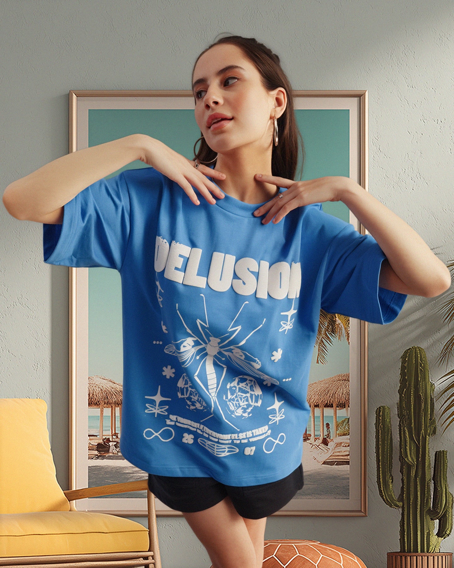Delusion Tee - Sky
