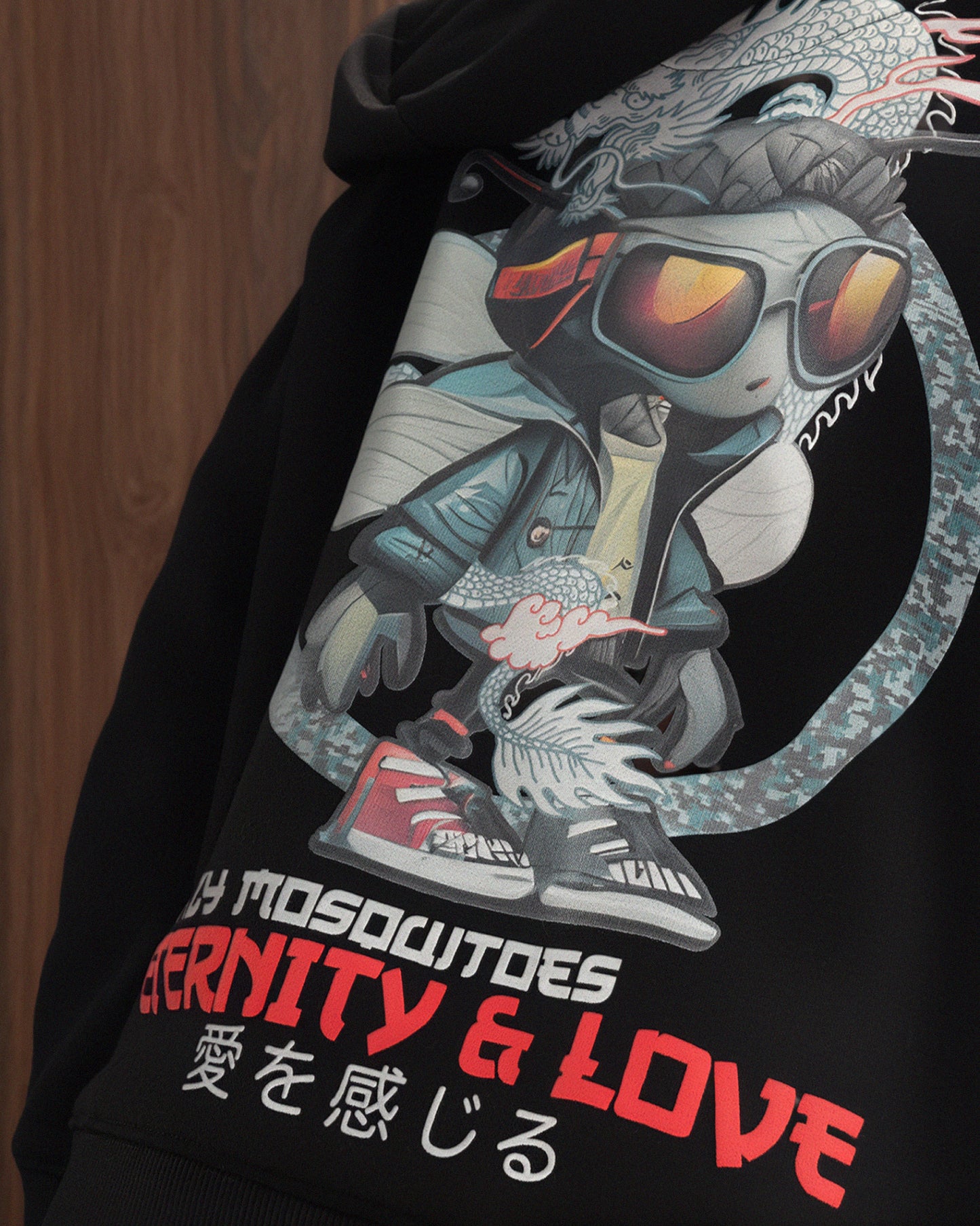 Dragon Hoodie - Black