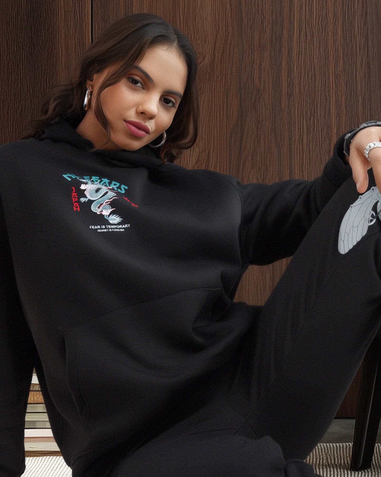 Dragon Hoodie - Black