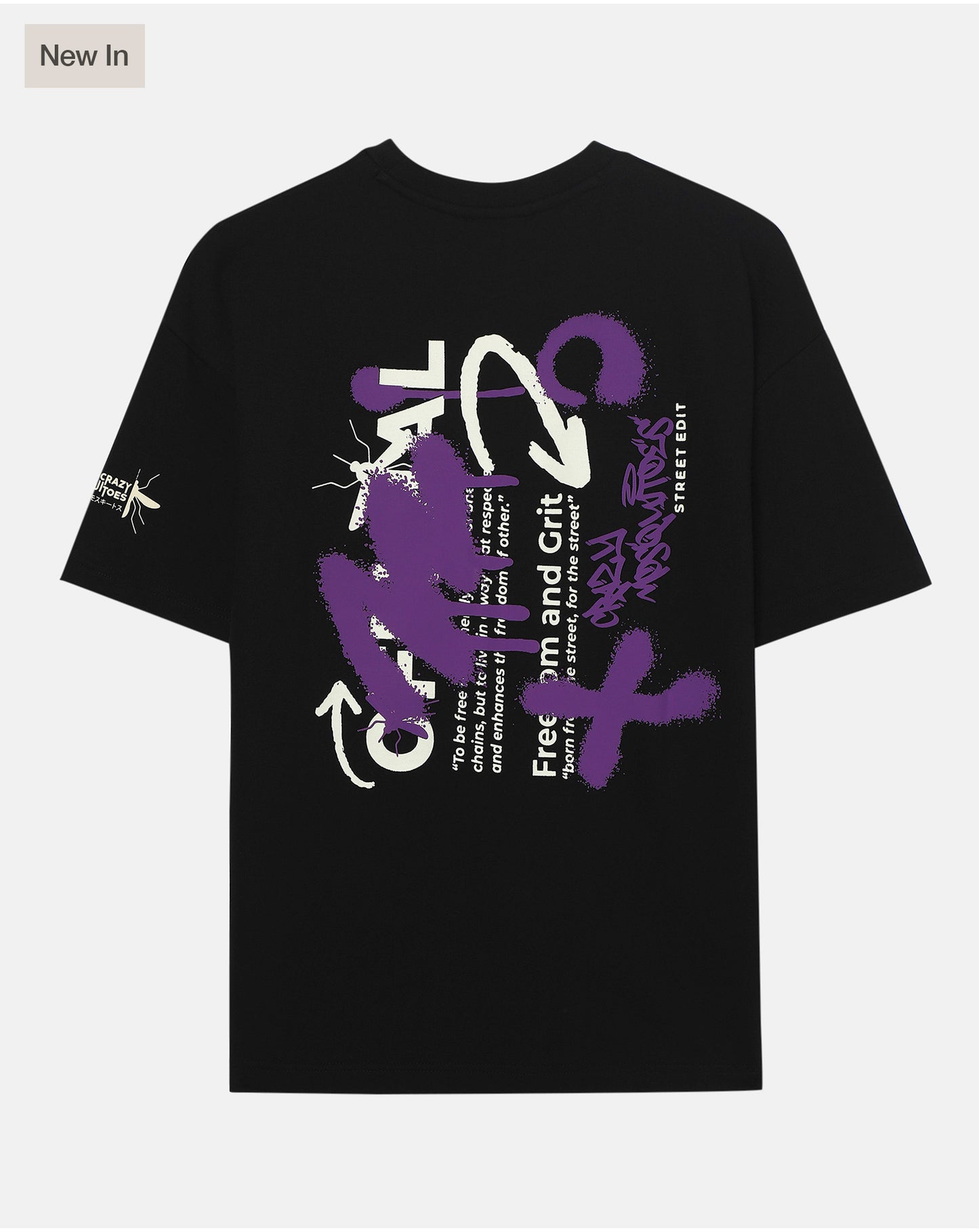 Graffiti Tee Black