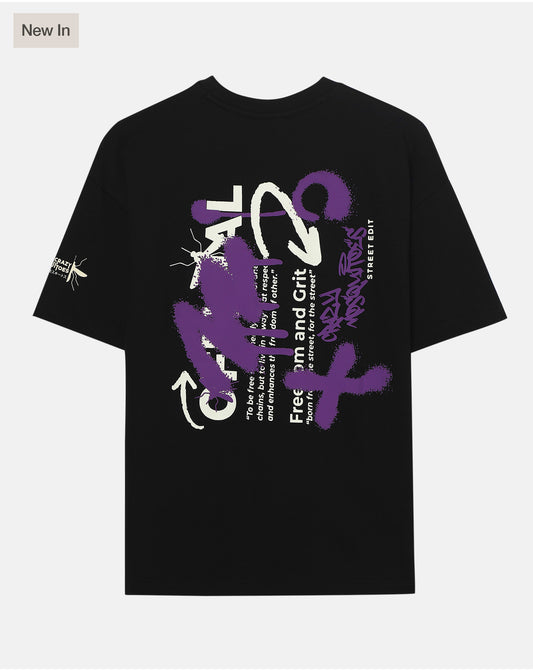 Graffiti Tee Black