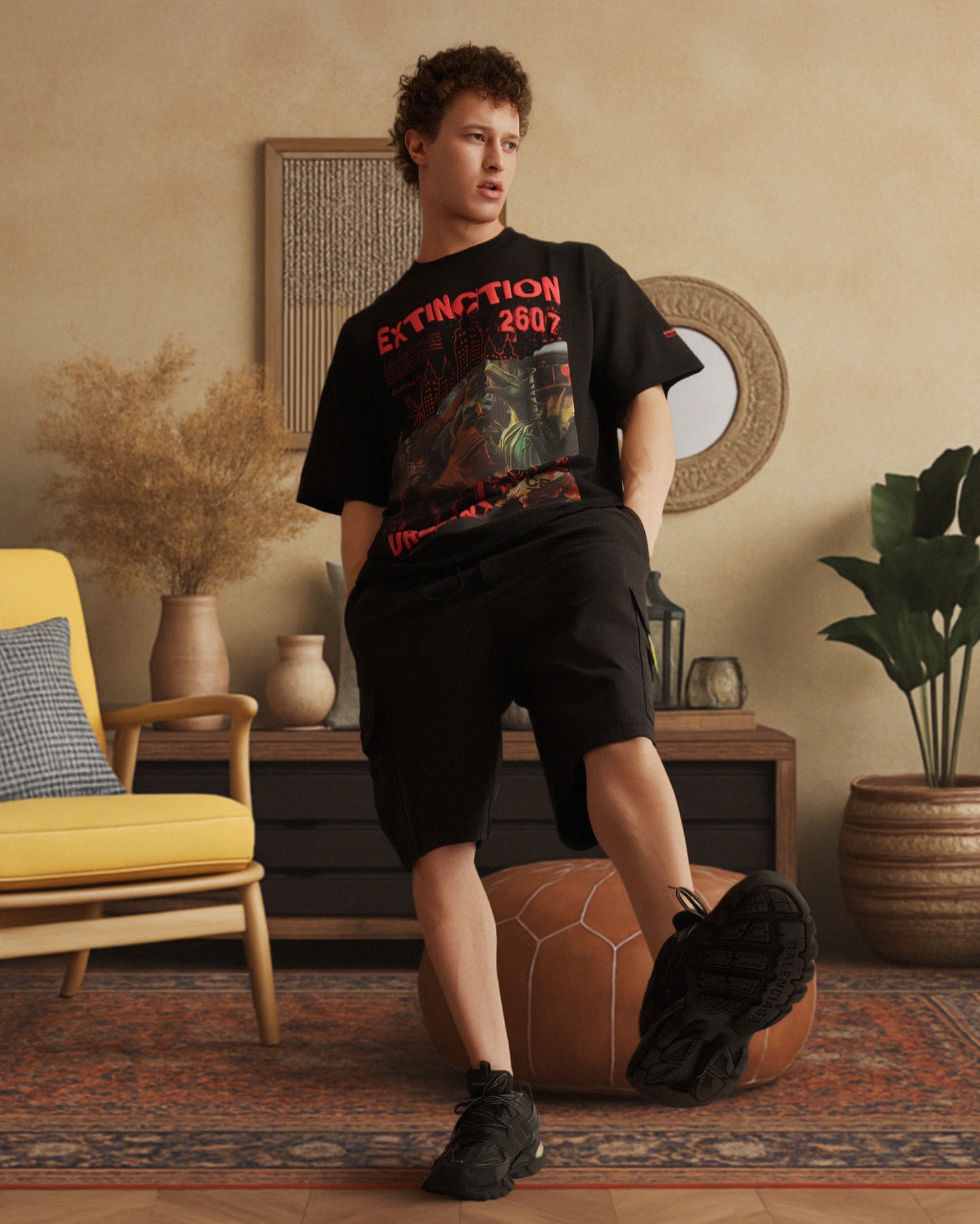 Extinction Tee Black
