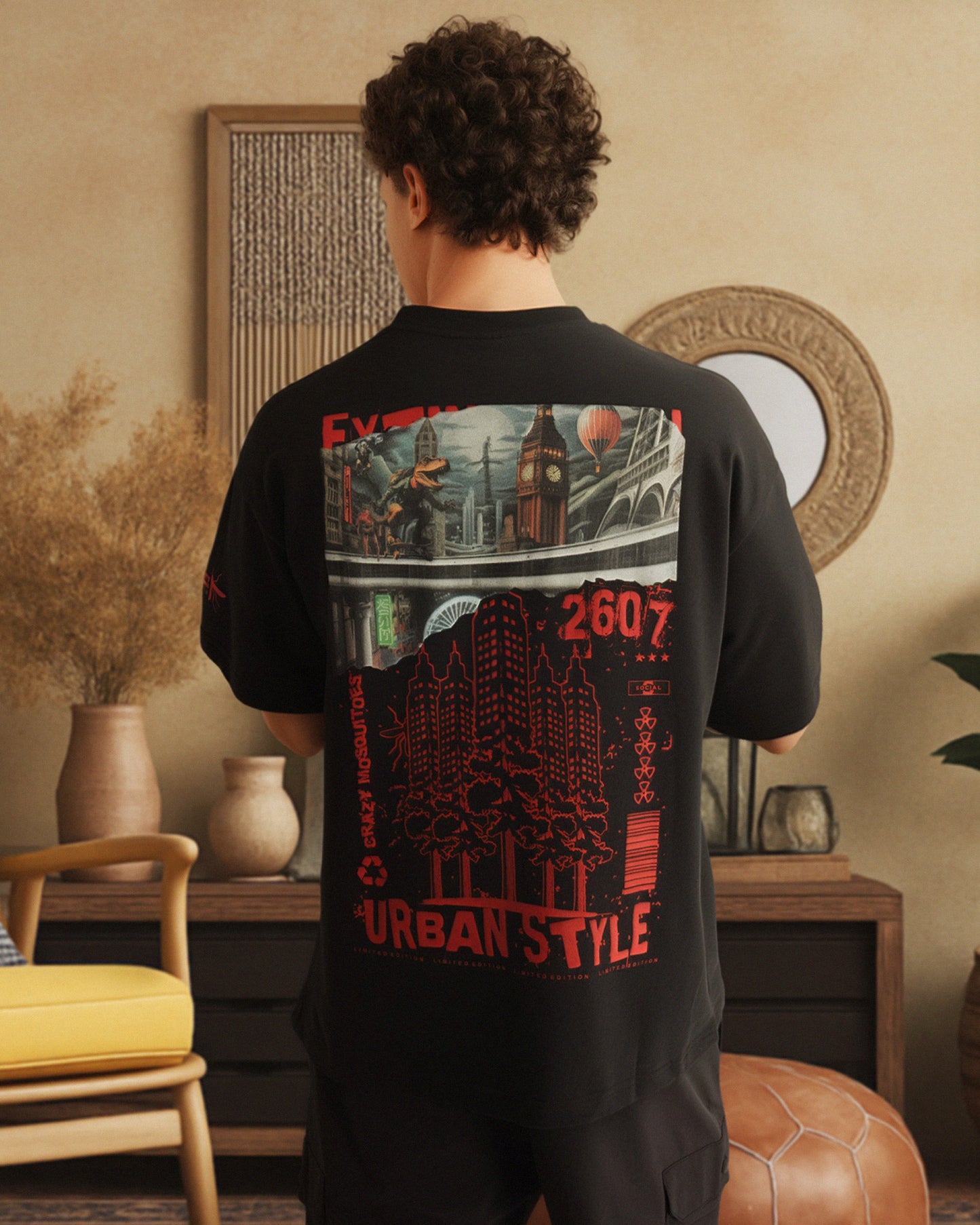 Extinction Tee Black