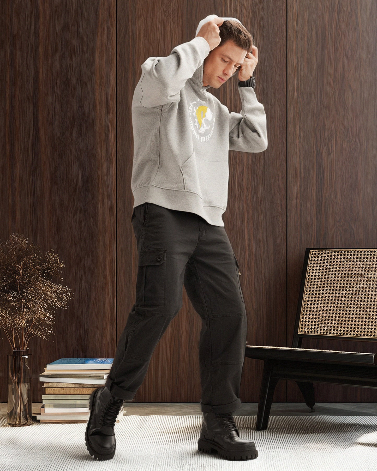 Beautiful Heart Hoodie Grey