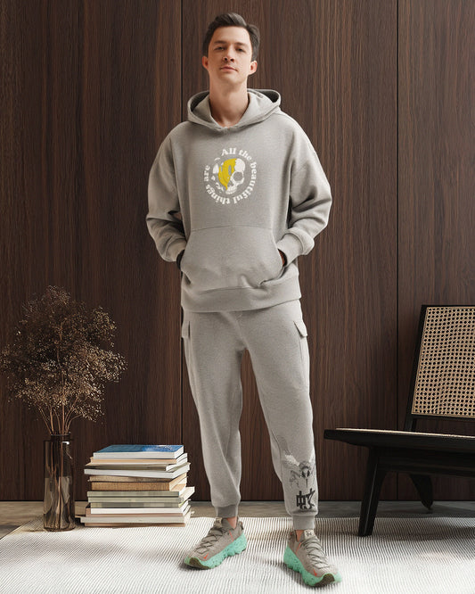 Beautiful Heart Hoodie Grey