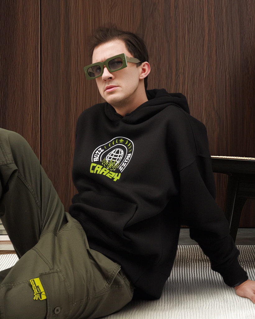 Music Mos Hoodie Black