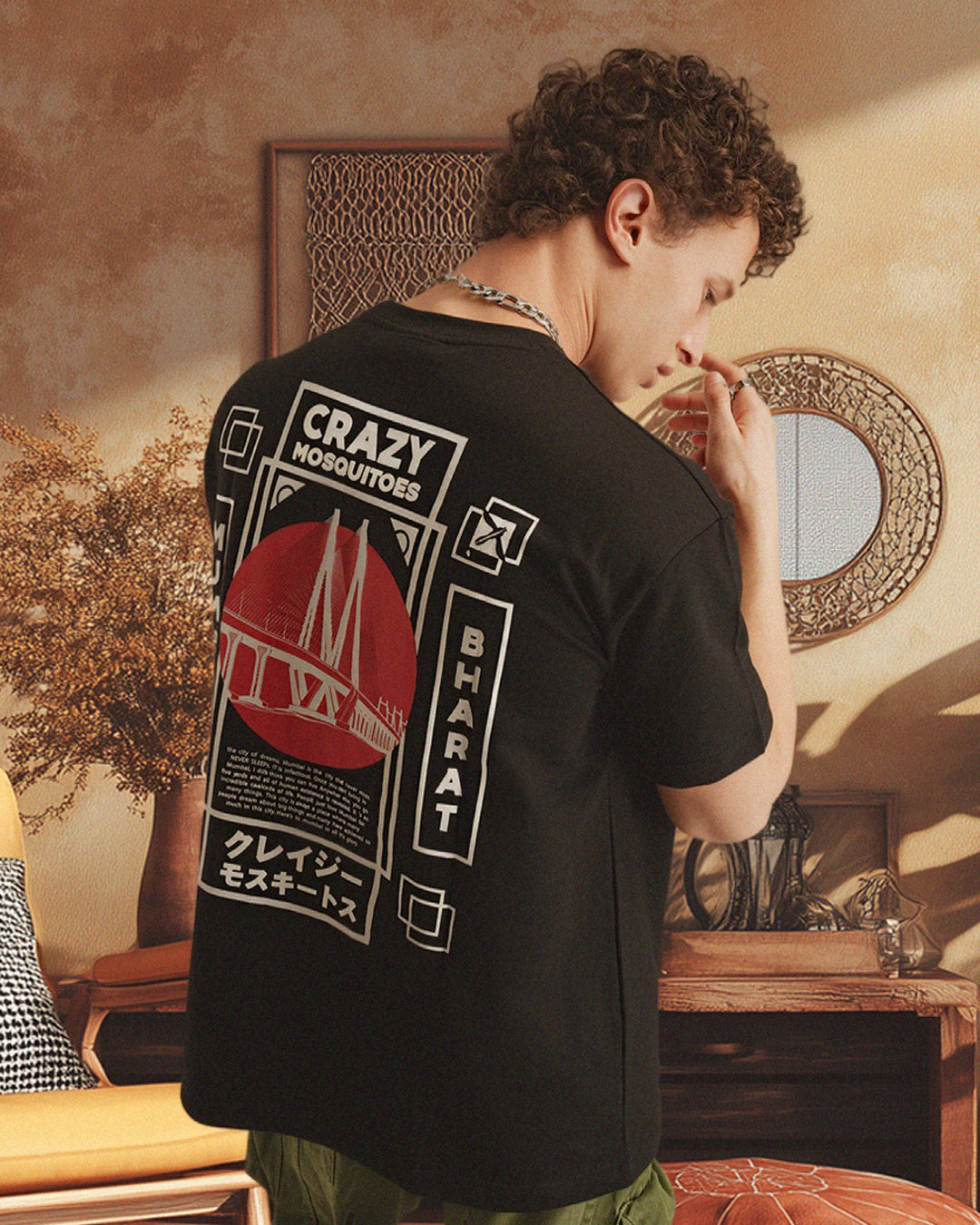 Mumbai Tee Black