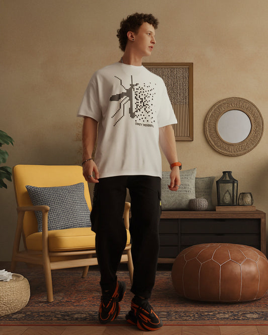 Pixel Mos Tee White