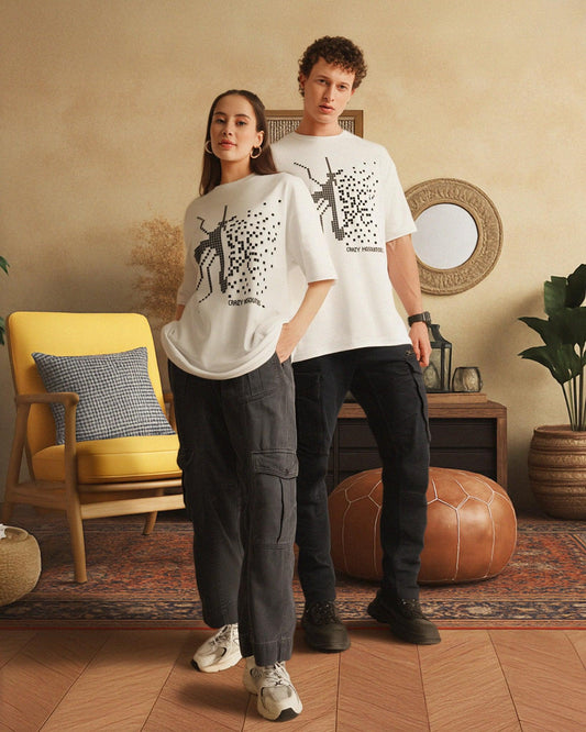 Pixel Mos Tee White