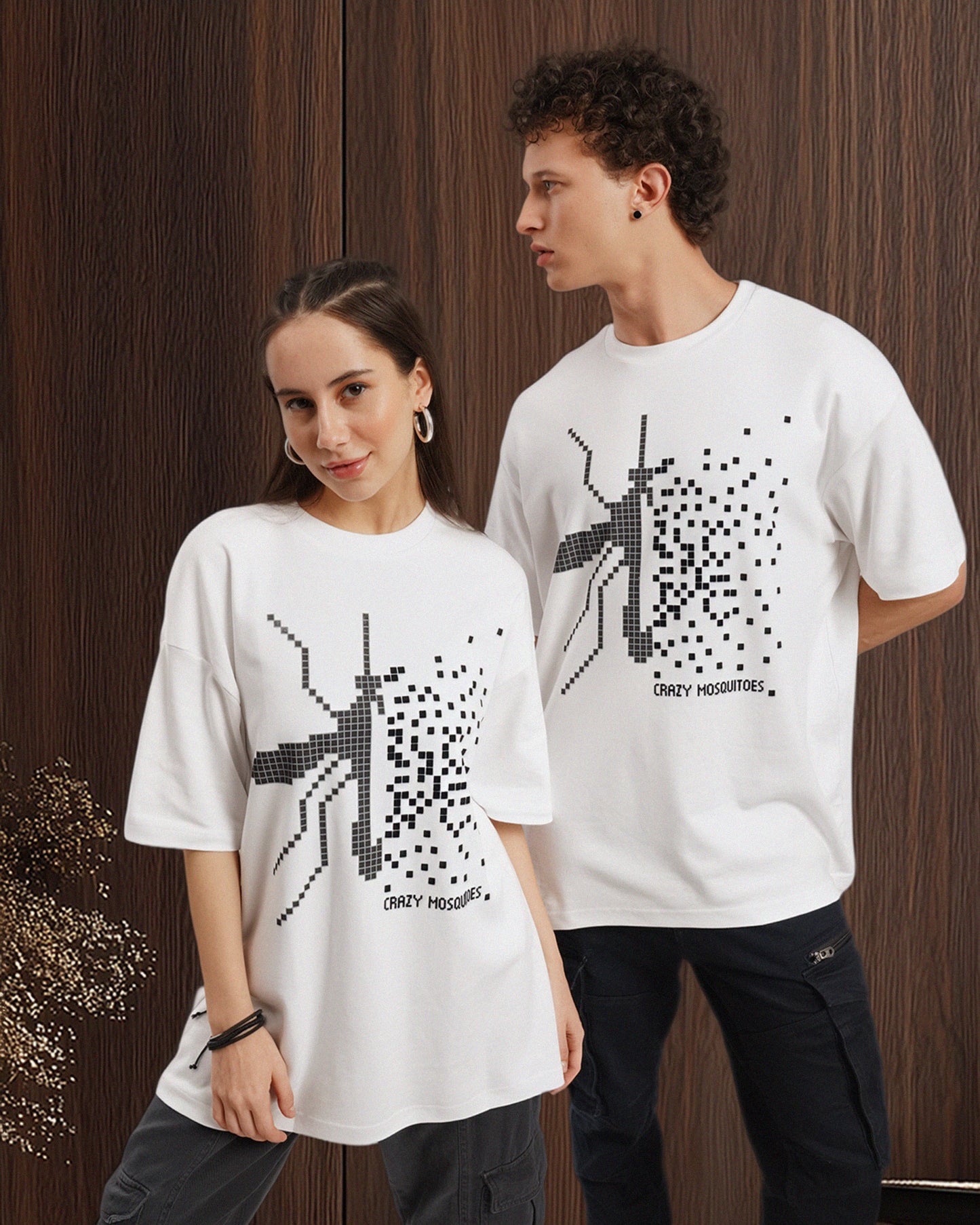 Pixel Mos Tee - White