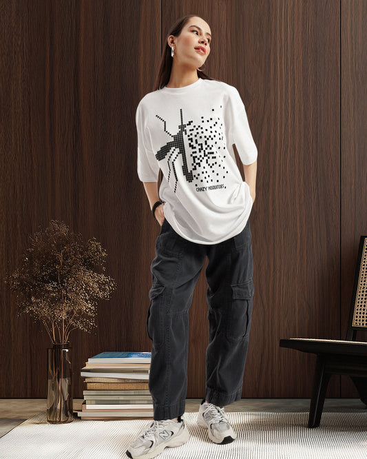 Pixel Mos Tee - White