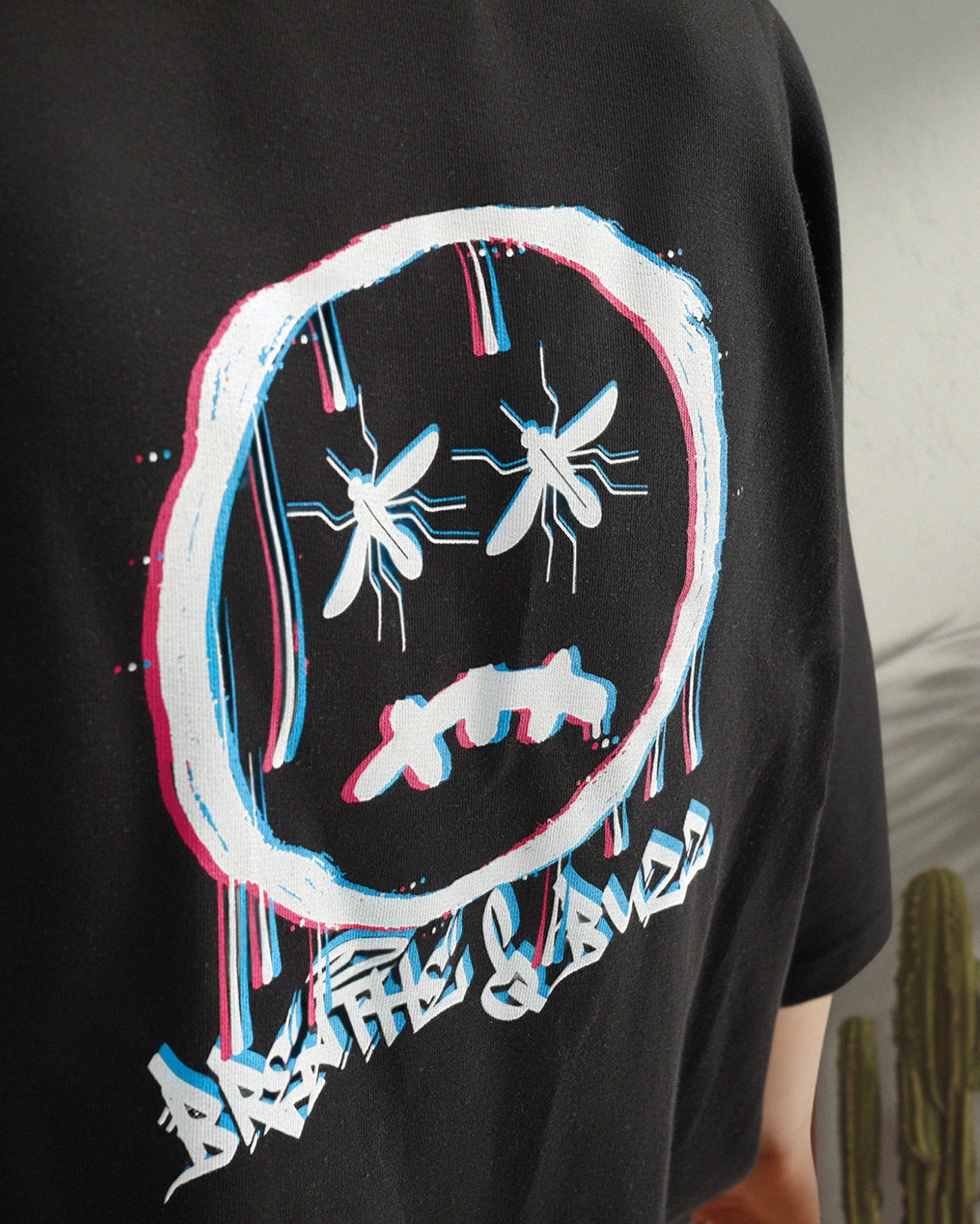 Psy Bear Tee - Black