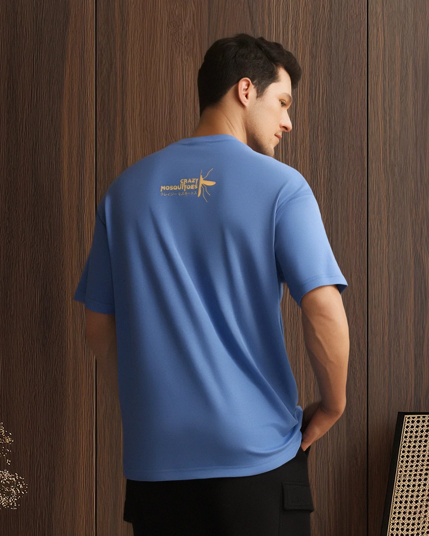 Mos Stamp Tee Blue