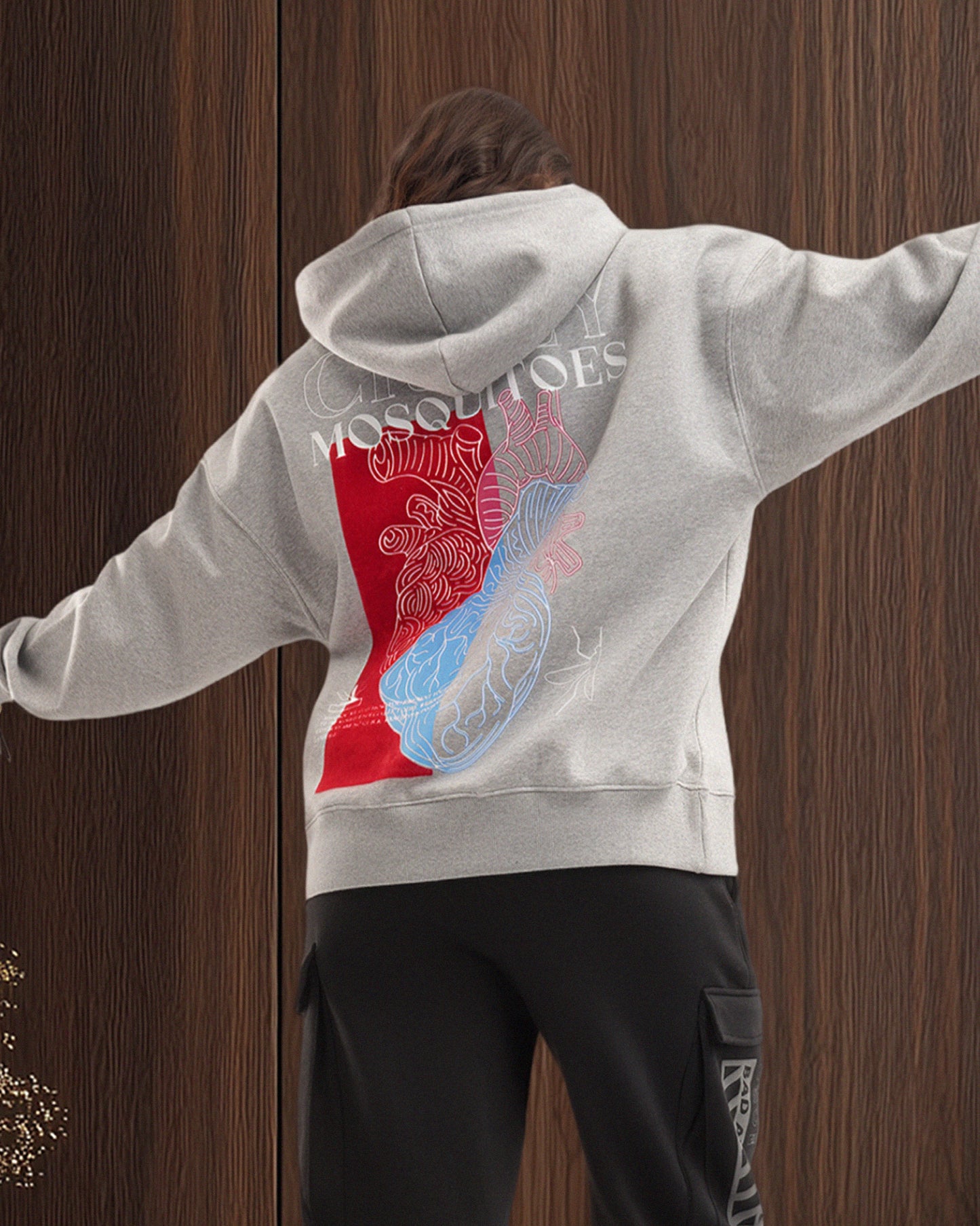 Beautiful Heart Hoodie - Grey