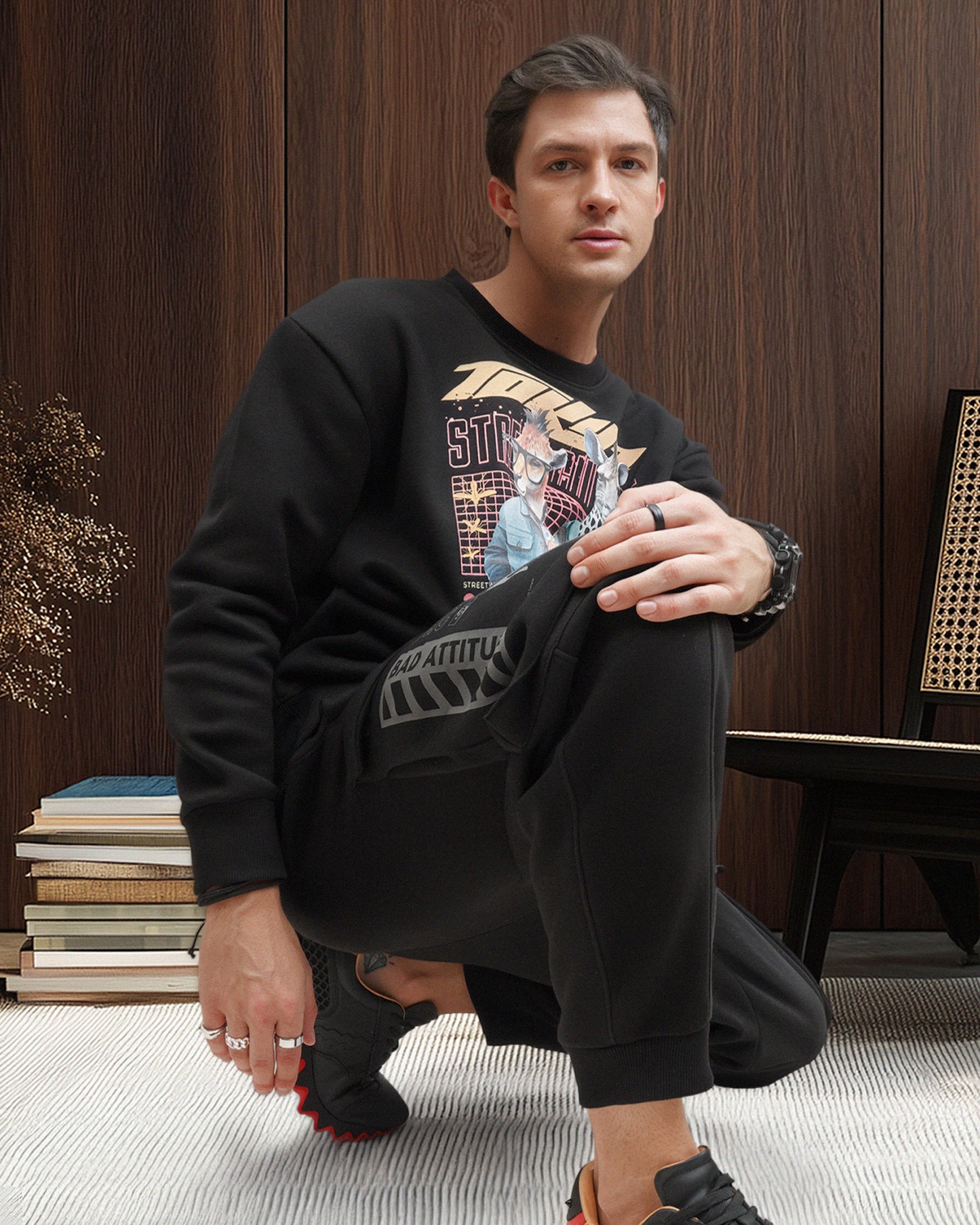 Tokyo Graphic Sweat Black