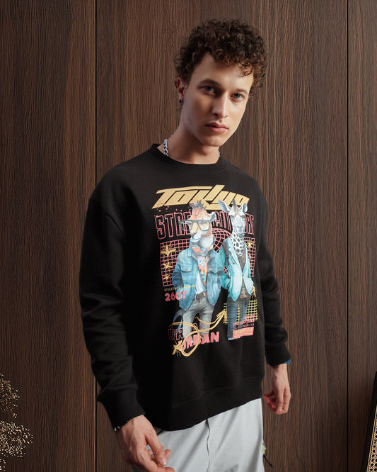 Tokyo Graphic Sweat Black