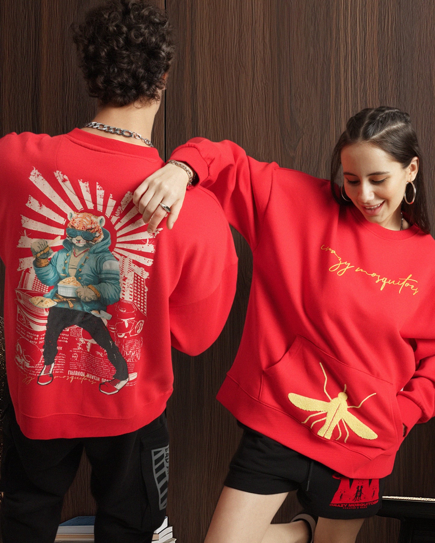 Urban Cheetah Sweat - Red