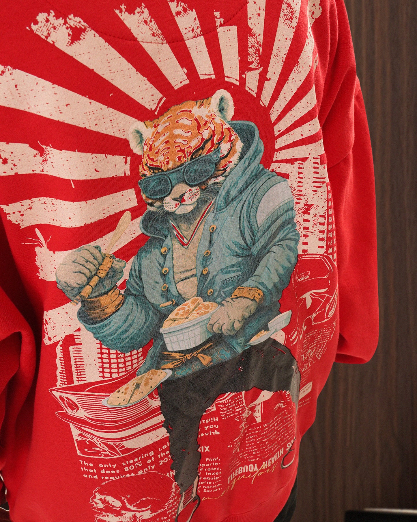 Urban Cheetah Sweat - Red