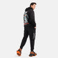 Bad Attitude Fleece Jogger in Black - Crazy Mosquitoes