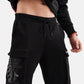 Bad Attitude Fleece Jogger in Black - Crazy Mosquitoes