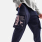 Bad Attitude Fleece Jogger in Navy - Crazy Mosquitoes