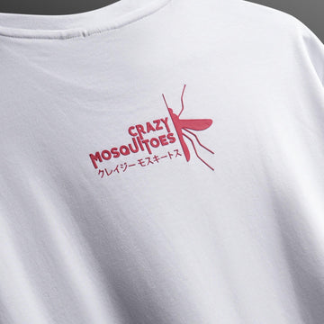 Clown Regular Interlock T-Shirt in White - Crazy Mosquitoes