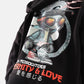 Dragon Regular Fleece Hoodie in Black - Crazy Mosquitoes