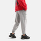 Steam Punk Fleece Jogger in Grey Melange - Crazy Mosquitoes